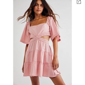 Free People Cross of Sunlight Mini Dress